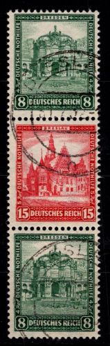Deutsches Reich Zusammendrucke S 89 gestempelt #OF189