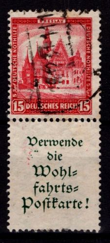 Deutsches Reich Zusammendrucke S 98 gestempelt #OF191