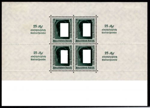 Deutsches Reich Block 11 mit Falz #OF195