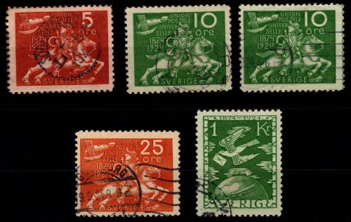 Schweden Lot ex 159-171 gestempelt