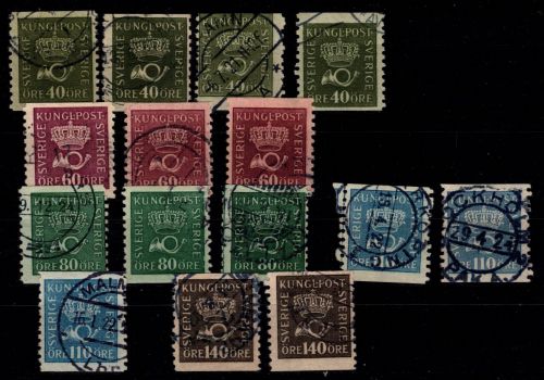 Schweden Lot ex 132-136 A gestempelt #OI578