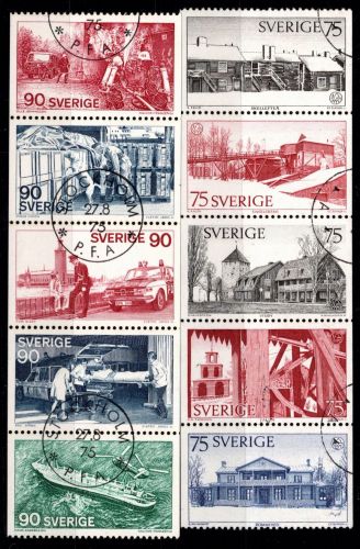 Schweden H-Blatt 77 und 78 gestempelt #Oi754
