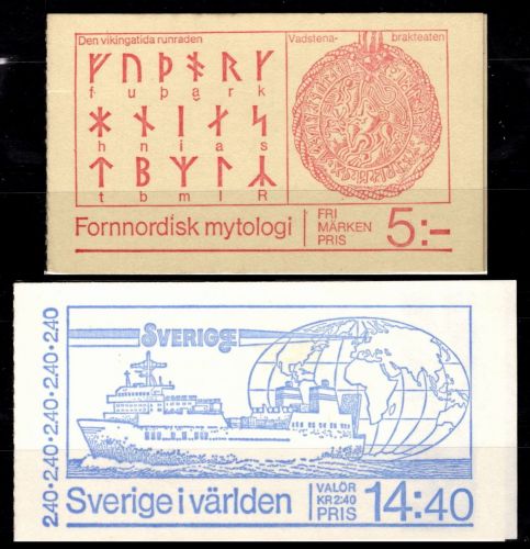 Schweden MH 81und 84 gestempelt #Oi779