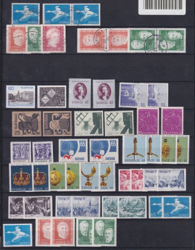 Schweden Jahrgang 1971 ex 700-736 gestempelt und postfrisch #OI659
