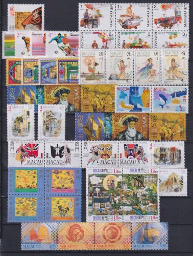 Macau Jahrgang 1998 postfrisch mit Blockausgaben chin.-port. Freundschaft #NI746