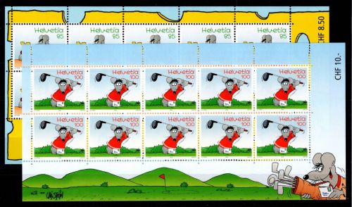 Schweiz 1915-1916 postfrisch Kleinbogen #ON217