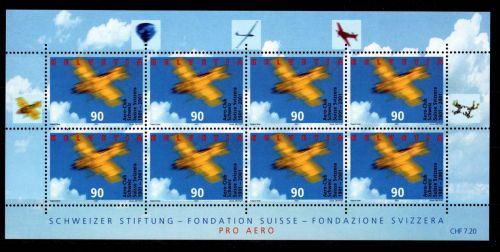 Schweiz 1747 postfrisch Kleinbogen #ON218