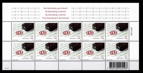 Schweiz 2106 postfrisch Kleinbogen #ON223