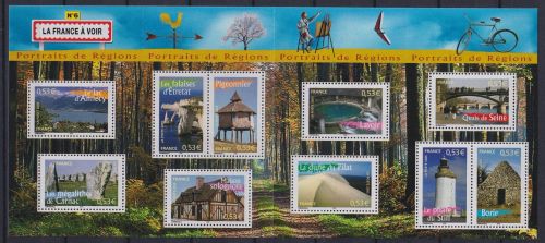 Frankreich 3972-3981 postfrisch als Kleinbogen #OB129