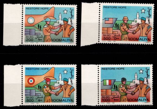 Somalia 456-459 Bogenrand links postfrisch #OD854