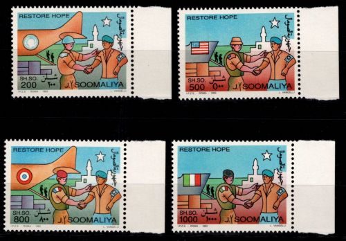 Somalia 456-459 Bogenrand rechts postfrisch #OD855