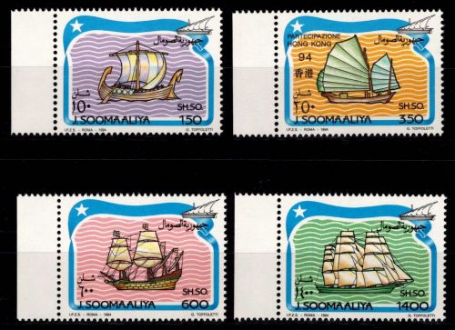 Somalia 499-502 Bogenrand postfrisch Schiffe #OD860