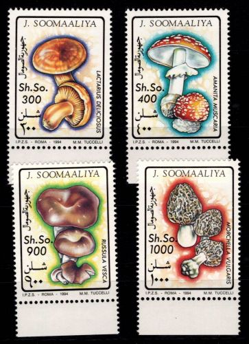 Somalia 503-506 Unterrand postfrisch Pilze #OD863