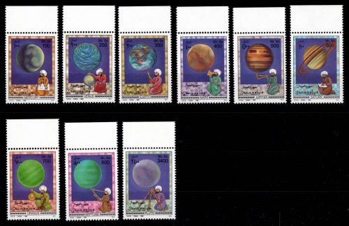 Somalia 598-606 Oberrand postfrisch Astronomie #OD897