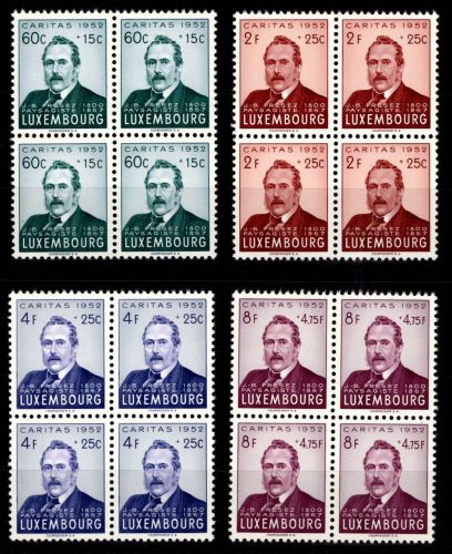 Luxemburg 501-504 postfrisch als 4er Blöcke #OD929