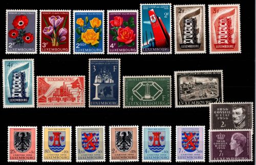 Luxemburg Jahrgang 1956 postfrisch #OD938