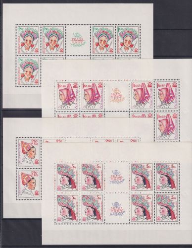 Tschechoslowakei 2387-2390 II postfrisch als Kleinbögen #OD956