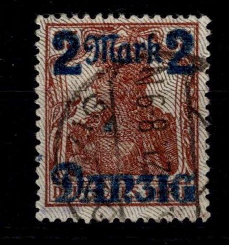Danzig 28 II gestempelt