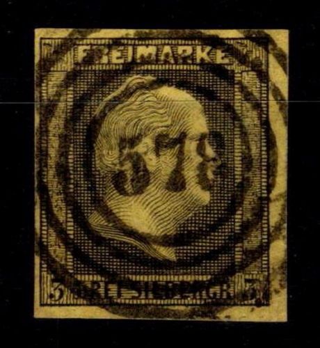 Preußen 4 b gestempelt N4 578 "Hamburg", etwas ausgeblichen #OJ669