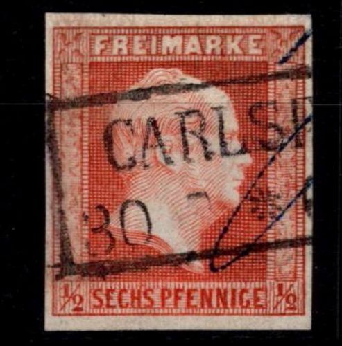 Preußen 13 a gestempelt tiefst geprüft Flemming BPP #OJ712