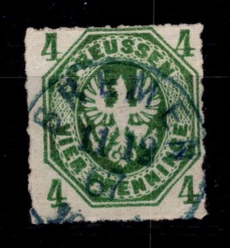 Preußen 14 b gestempelt