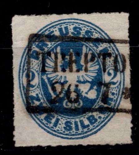 Preußen 17 b gestempelt doppelt tiefst geprüft Kastaun BPP #OJ738