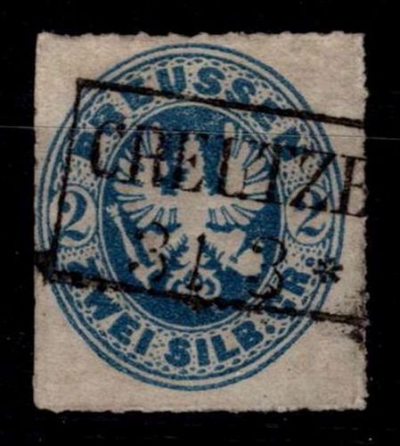 Preußen 17 b gestempelt