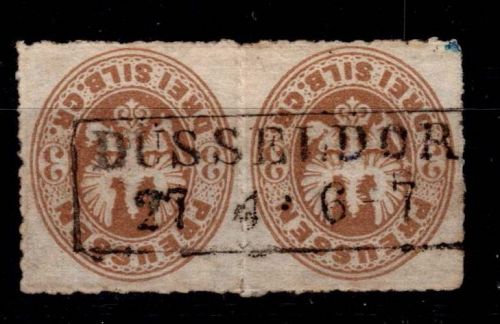 Preußen 18 a gestempelt