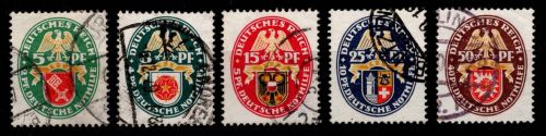 Deutsches Reich 430-434 gestempelt #OJ770