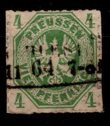 Preussen 14 gestempelt in sauberer Bedarfserhaltung #OJ786