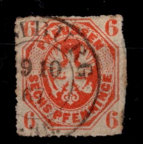 Preussen 14 gestempelt saubere Bedarfserhaltung #OJ788