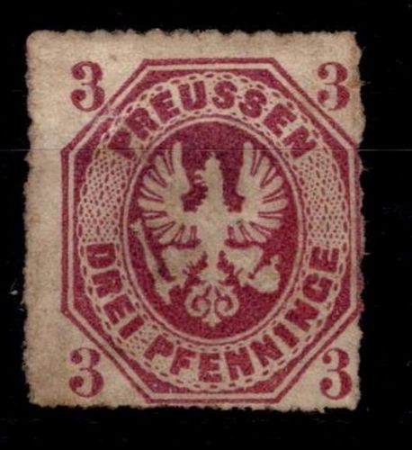 Preussen 19 gestempelt leichte Mängel #OJ792