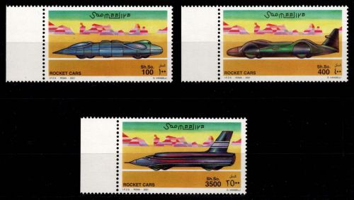 Somalia 860-862 postfrisch Raketenautos #OD893