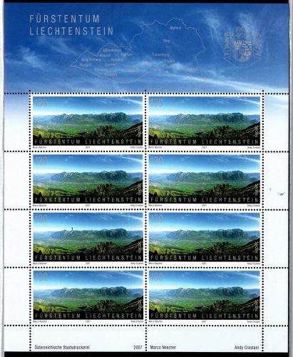 Liechtenstein 1460 postfrisch Kleinbogen / SEPAC #NN446