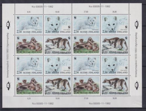 Finnland 1202-1205 postfrisch Kleinbogen / Tiere #NN915