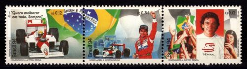 Brasilien 2623-2625 postfrisch Dreierstreifen / Auto #NN921
