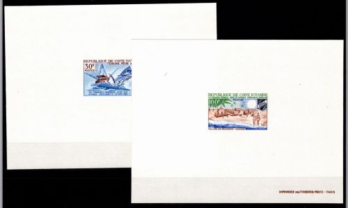 Elfenbeinküste 351-352 Epreuve de Luxe #OD701