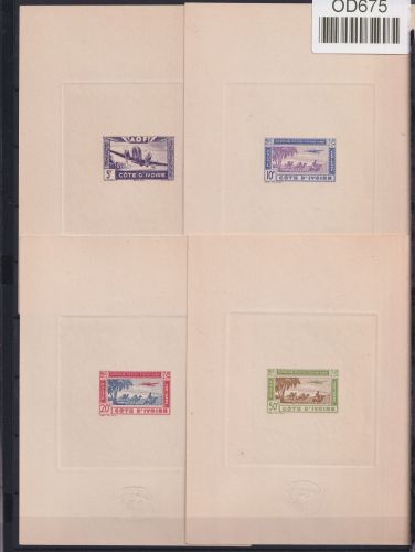 Elfenbeinküste 190-197 B Epreuve d´artiste #OD675