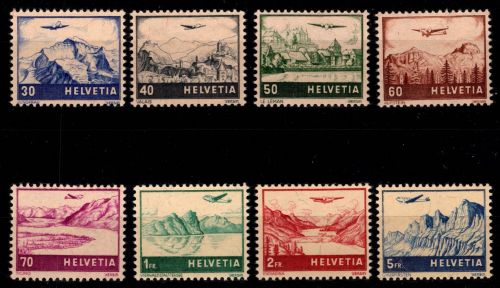 Schweiz 387-394 postfrisch
