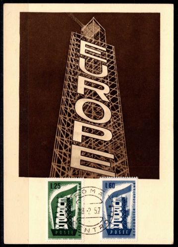 Italien 973-974 gestempelt als Maxium Karte, Cept #OD562