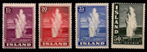 Island 193-196 postfrisch