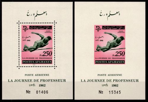 Afghanistan Block 36 A+B postfrisch #OD309