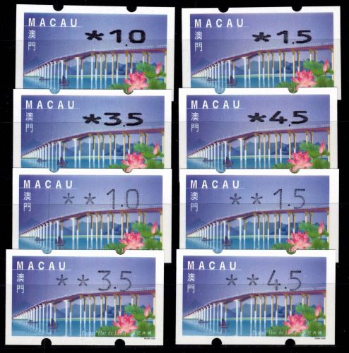 Macau ATM 3 I + 3 II postfrisch #OD195