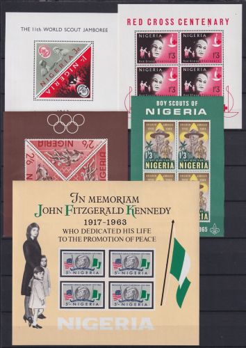 Nigeria Block 1-5 postfrisch #OD212