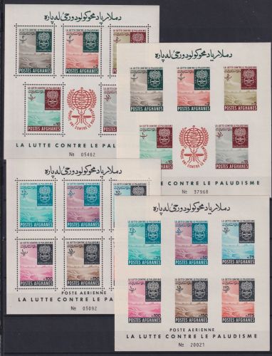 Afghanistan Block 25-26 A+B postfrisch Malaria #OD223