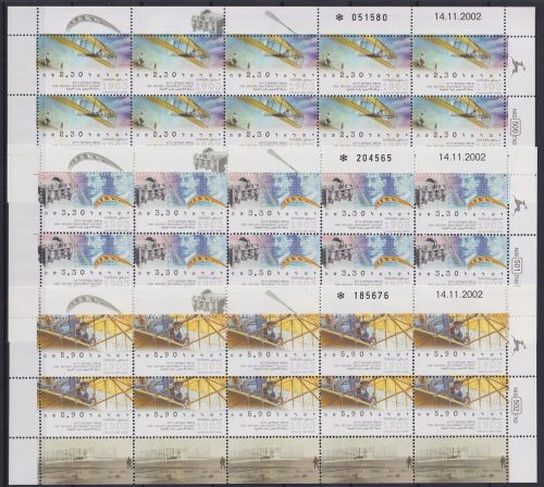 Israel 1716-1718 postfrisch als ZD-Bogen, Schnittblumen #OD326