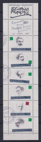 Frankreich 2948-2953 gestempelt als H-Blatt #OK248