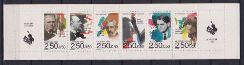 Frankreich 2892-2897 postfrisch als Markenheftchen #OK254