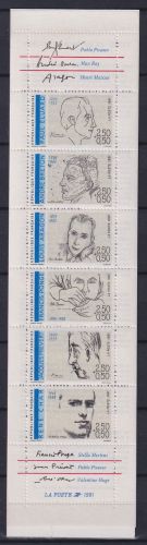 Frankreich 2819-2824 postfrisch als Markenheftchen #OK261