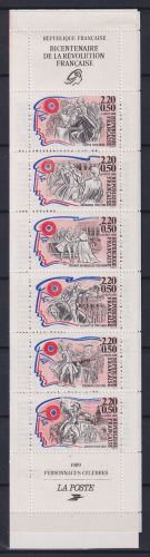 Frankreich 2700-2705 postfrisch als Markenheftchen #OK274